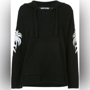 Adaptation cashmere palm tree sweater